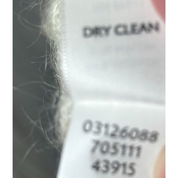 J. Jill Womens XL Open-Front Lightweight Mohair Blend Cardigan Sweater Cream - Picture 6 of 8